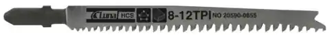 ⁨Saw blades for HCS steel jigsaws, for wood, plastics, progressive gearing, 3-phase grinding, converge 93x9x1,5 8/12 (5 pcs) Luna⁩ at Wasserman.eu