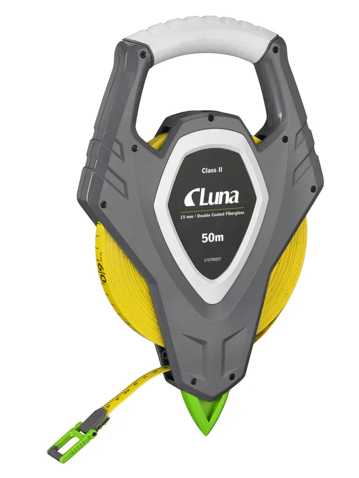 ⁨LGO fiberglass tape measure in open housing 50 m Luna⁩ at Wasserman.eu