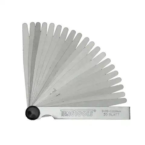 ⁨Szczelinomierze płytkowe Teng Tools 0.05-1.00 100 mm⁩ w sklepie Wasserman.eu