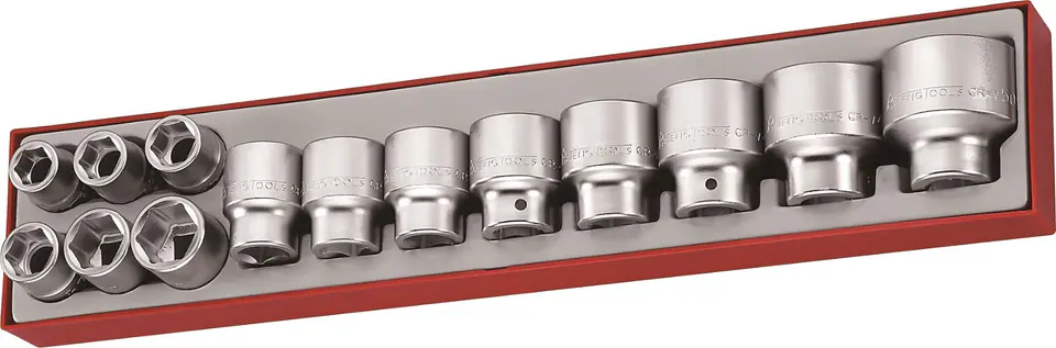 ⁨14-piece socket set with 3/4" square shank. Teng Tools TTX3414⁩ at Wasserman.eu