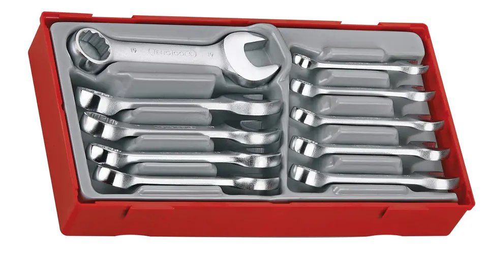 ⁨Zestaw kluczy płasko-oczkowych Teng Tools TT6010M⁩ w sklepie Wasserman.eu