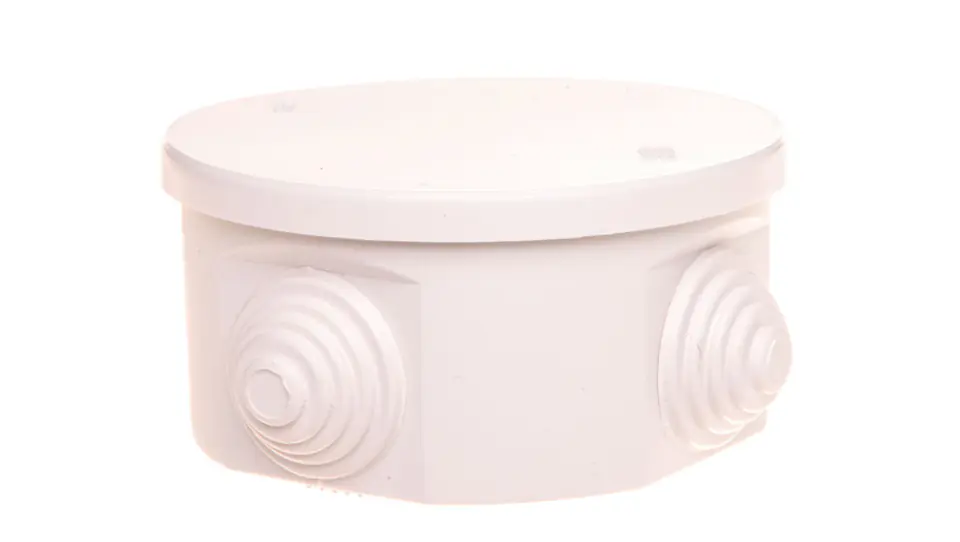 ⁨Fast-Box Puszka natynkowa hermetyczna pojedyncza 80x40mm IP44 biała 0241-00⁩ w sklepie Wasserman.eu