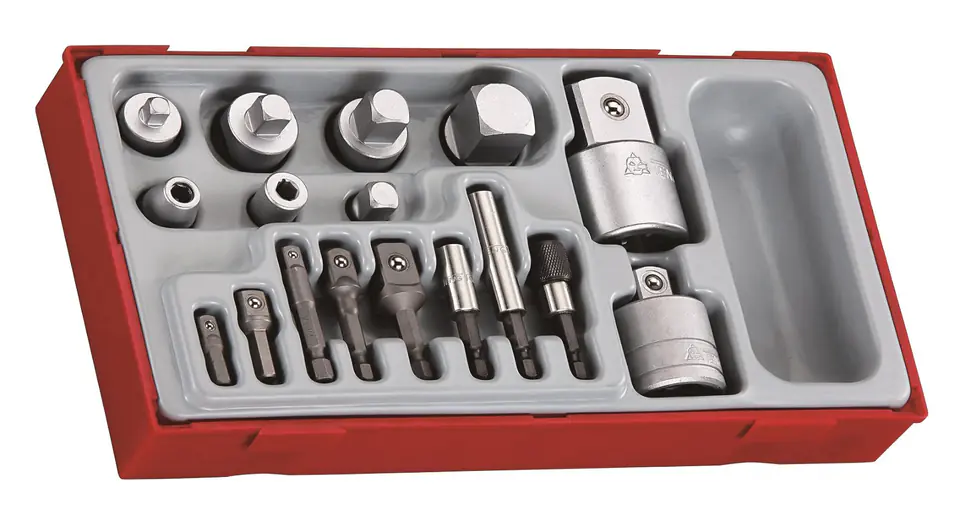 ⁨Teng Tools TTADP17 17-piece intermediate connector set⁩ at Wasserman.eu