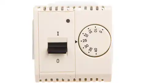 ⁨Simon Basic Temperature controller with internal sensor 5-40C beige BMRT10w.02/12⁩ at Wasserman.eu