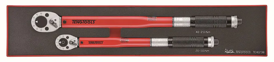 ⁨Zestaw 2 kluczy dynamometrycznych Teng Tools TEX1238⁩ w sklepie Wasserman.eu