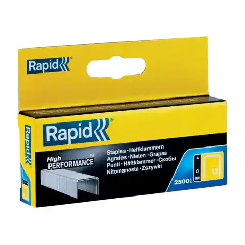 ⁨Staples Rapid from thin wire No. 13 (8 mm) - pack of 2500 pcs.⁩ at Wasserman.eu