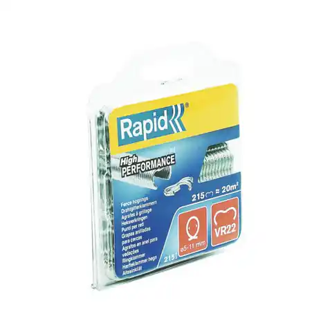 ⁨Rapid VR22 clamping staples for fence - pack of 215 pcs.⁩ at Wasserman.eu