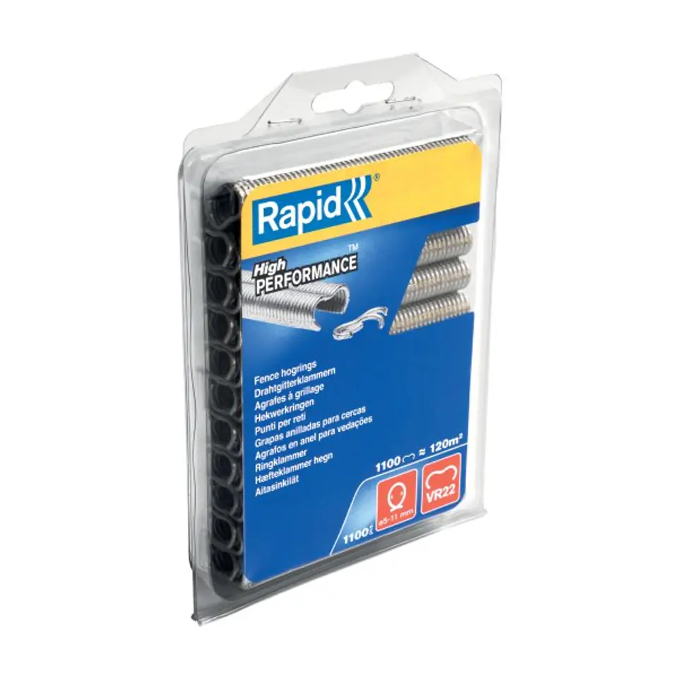 ⁨Rapid VR22 clamping staples for fence - pack of 1100 pcs.⁩ at Wasserman.eu