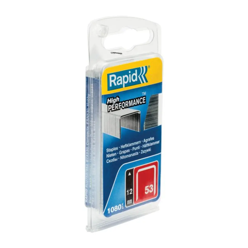 Staples Rapid aus dünnem Draht Nr. 53 (12 mm) - Packung mit 1080 Stück im Wasserman.eu