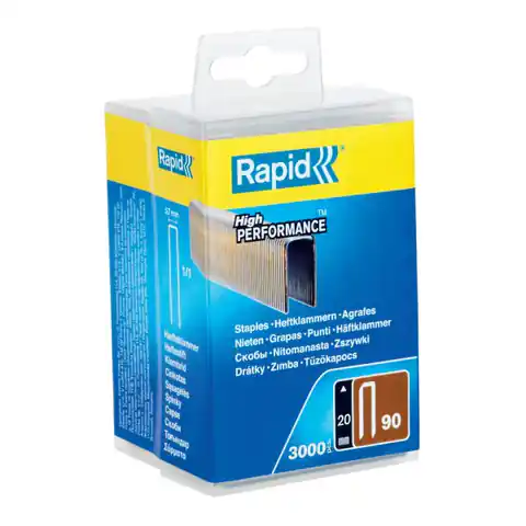⁨Staples Rapid with narrow crown No. 90 (20 mm) - pack of 3000 pcs.⁩ at Wasserman.eu