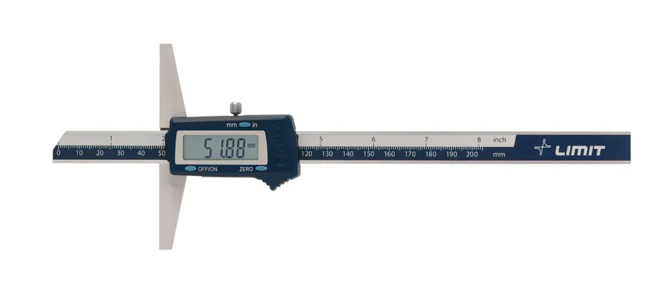 ⁨Digital depth gauge 200 mm Limit⁩ at Wasserman.eu