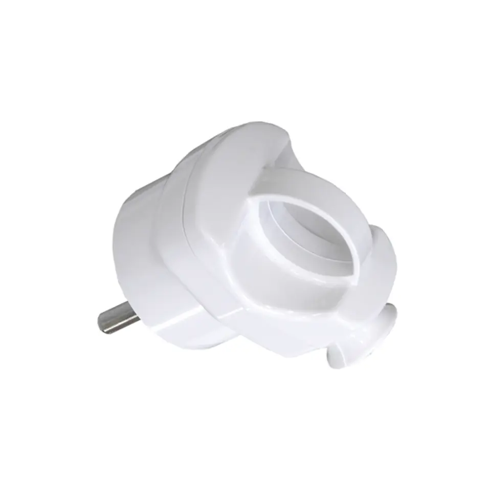 ⁨2P+Z angled plug with handle⁩ at Wasserman.eu