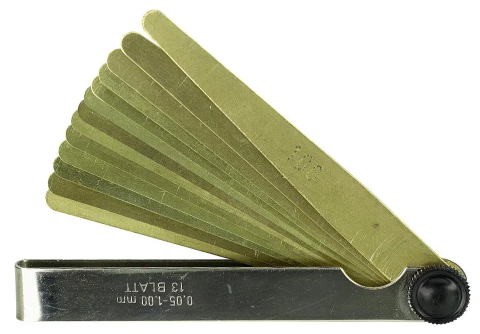 ⁨Brass Feeler Gauge 20-0,05-1,00 Limit⁩ at Wasserman.eu