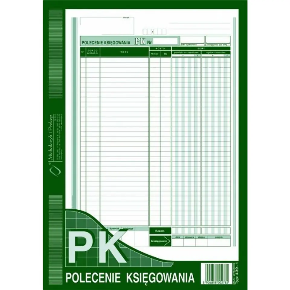 ⁨439-1 PK Polec.księg.A4 offset MICHALCZYK I PROKOP⁩ w sklepie Wasserman.eu