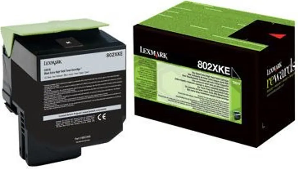 ⁨Lexmark Toner 80C2XKE Black⁩ w sklepie Wasserman.eu