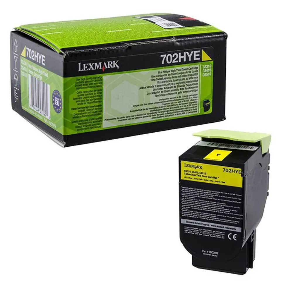 Lexmark 702HY toner cartridge 1 pc(s) Original Yellow at Wasserman.eu