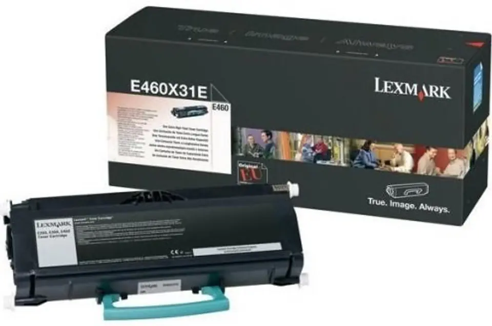 ⁨Lexmark Toner E460X31E Black⁩ w sklepie Wasserman.eu