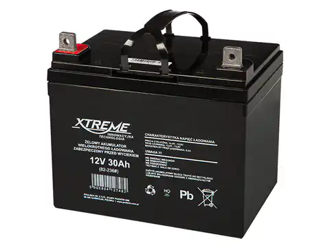 ⁨Akumulator żelowy 12V 30Ah XTREME⁩ w sklepie Wasserman.eu