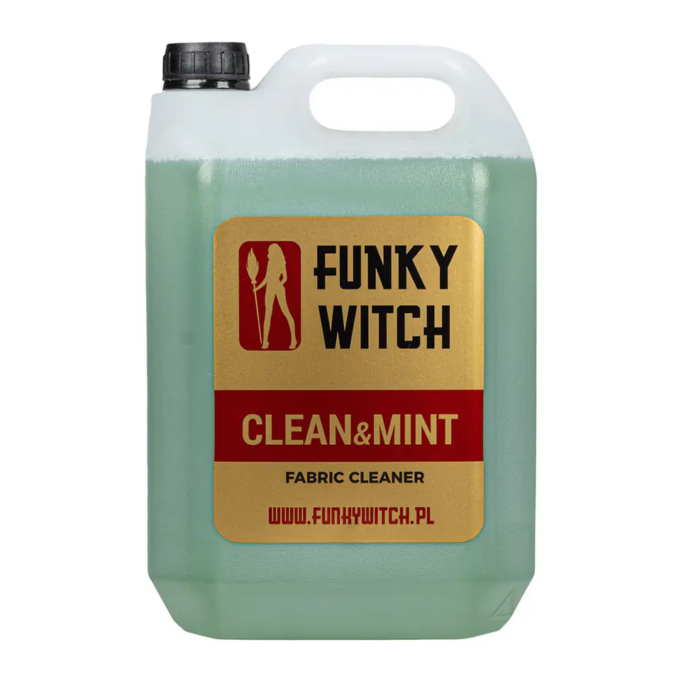 ⁨Funky Witch Clean Mint Fabric Cleaner 5L - produkt do czyszczenia tapicerki⁩ w sklepie Wasserman.eu