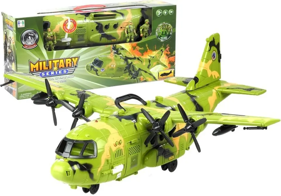 ⁨Ogromny Samolot Wojskowy Militarny Figurki  64 cm⁩ w sklepie Wasserman.eu