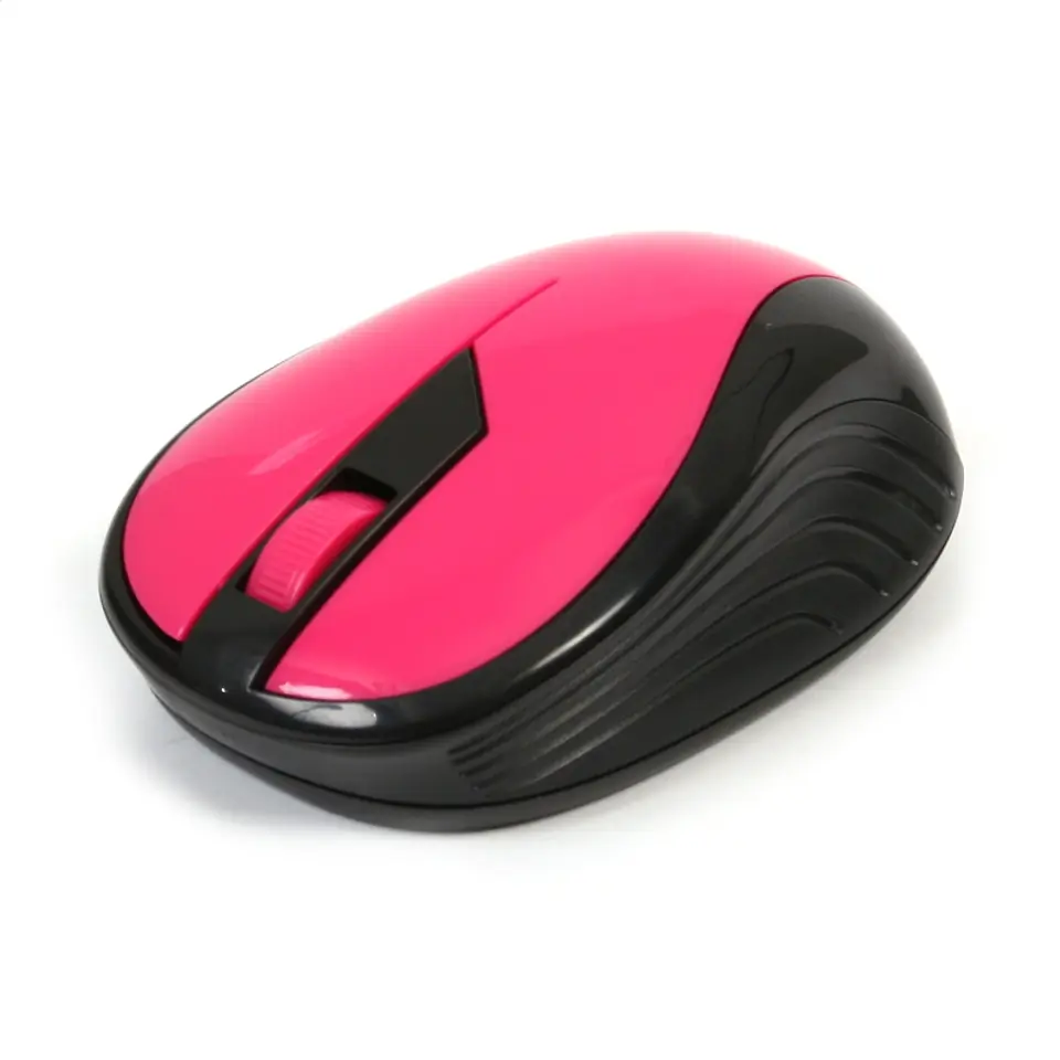 ⁨MOUSE OMEGA OM-415 WIRELESS 2,4GHz 1000DPI PINK/BLACK NANO USB RECEIVER [542207]⁩ at Wasserman.eu