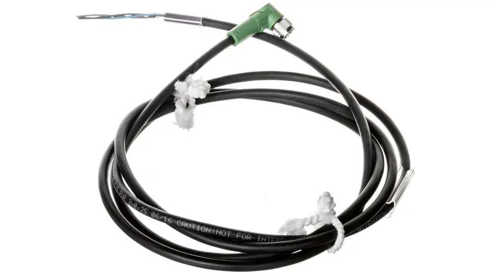 ⁨Kabel do czujnika 3P 1,5m wolny koniec gniazdo kątowe M8 SAC-3P-1,5-PUR/M 8FR 1669738⁩ w sklepie Wasserman.eu