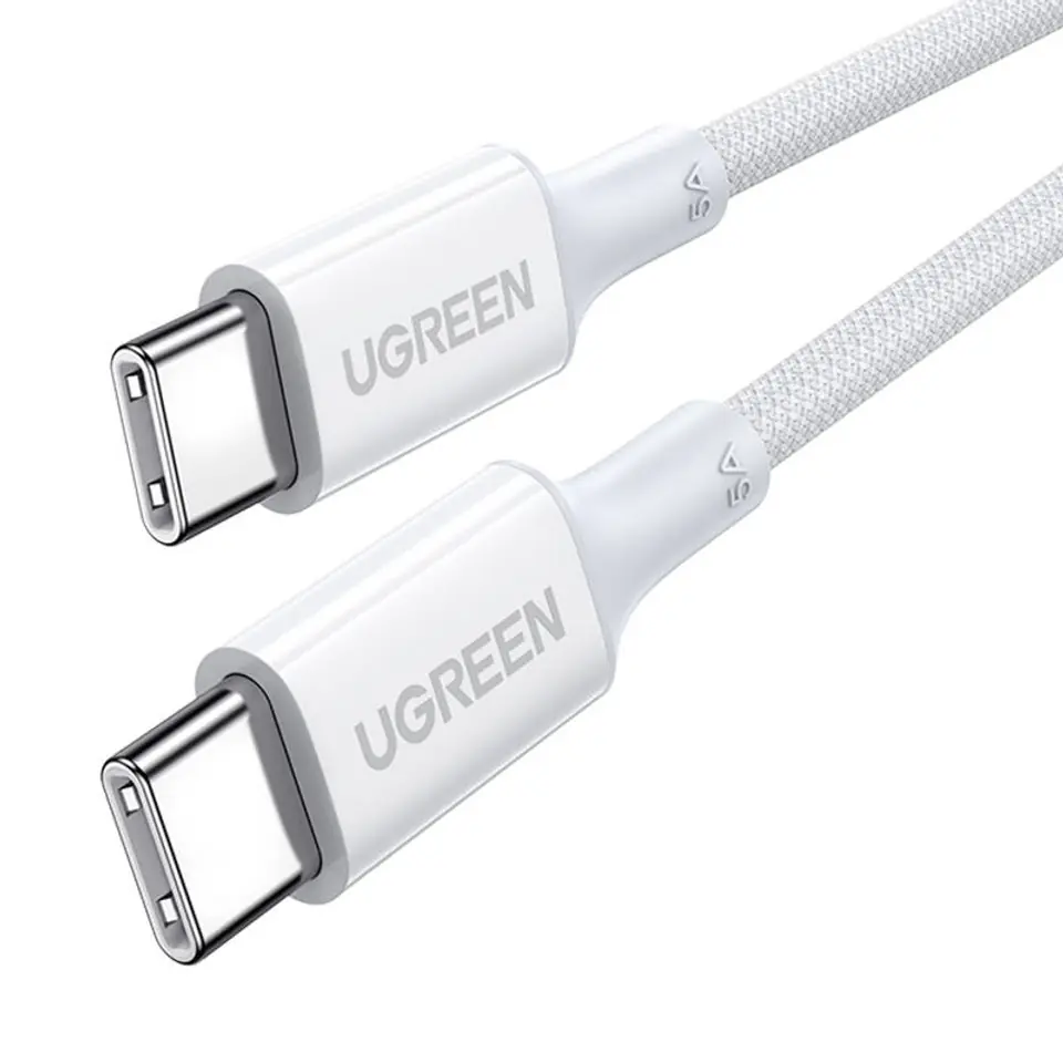 ⁨Kabel USB-C do USB-C UGREEN 15269, 2m (biały)⁩ w sklepie Wasserman.eu