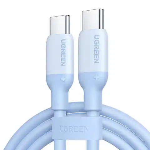 ⁨Kabel USB-C do USB-C UGREEN 15280, 1.5m (niebieski)⁩ w sklepie Wasserman.eu