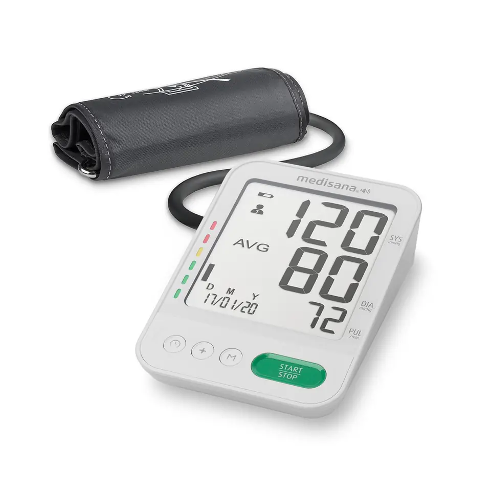 ⁨Upper arm blood pressure monitor Medisana BU 586 voice⁩ at Wasserman.eu