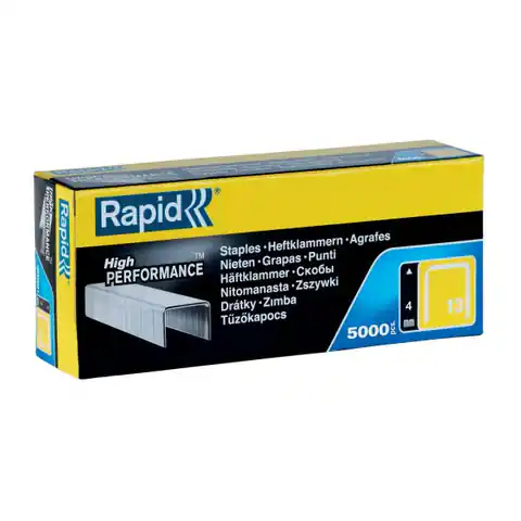 ⁨Staples Rapid from thin wire No. 13 (4 mm) - pack of 5000 pcs.⁩ at Wasserman.eu