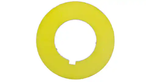 ⁨Tabliczka opisowa żółta okrągła fi42 bez nadruku ST22-4509P01⁩ w sklepie Wasserman.eu