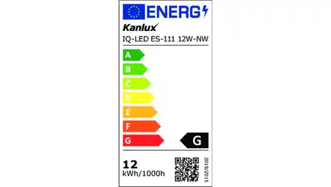 ⁨LED bulb ES111 12W GU10 IQ-LED ES-111 12W-NW 850lm AC 220-240V beam angle 40st. 4000K neutral 27319⁩ at Wasserman.eu