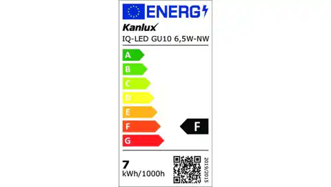 ⁨Żarówka LED IQ-LED GU10 6-5W-NW 515lm 4000K barwa neutralna 35241⁩ w sklepie Wasserman.eu