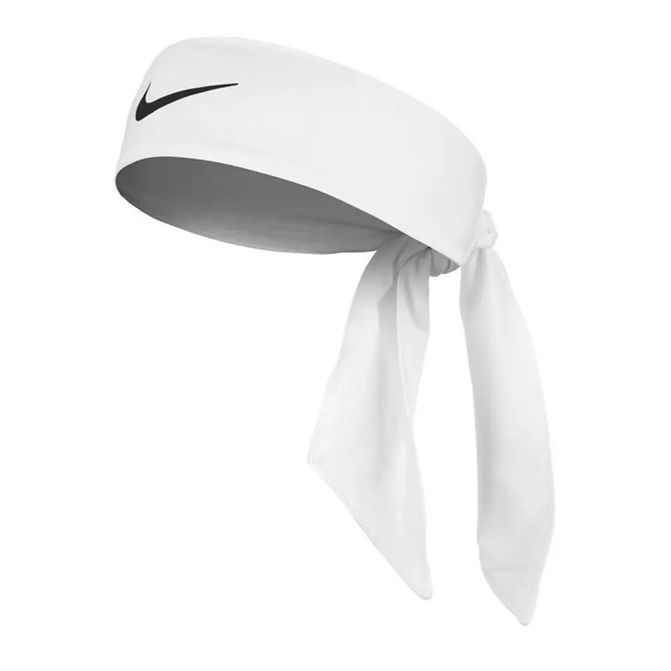 ⁨Opaska na głowę Nike Dri-FIT Head Tie 4.0 W N1002146 (kolor Biały, rozmiar ONE SIZE)⁩ w sklepie Wasserman.eu