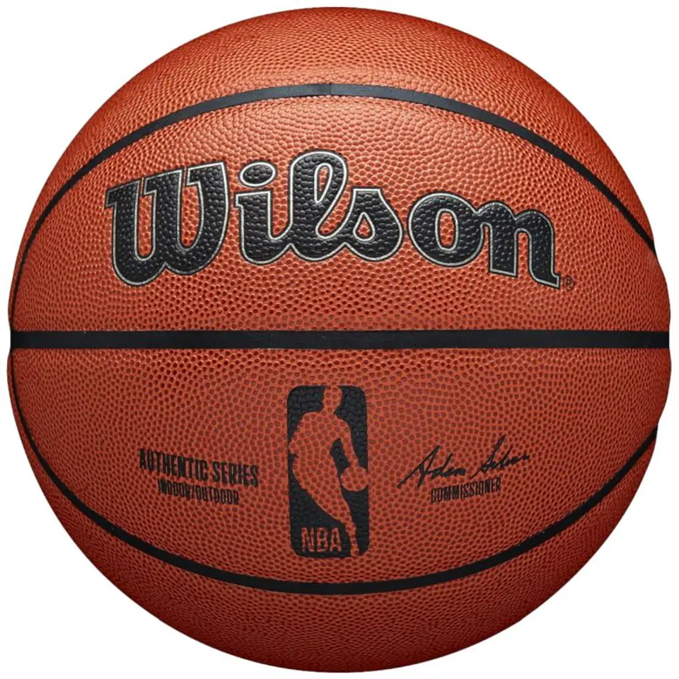 ⁨Piłka Wilson NBA Authentic Series (kolor Pomarańczowy, rozmiar 7)⁩ w sklepie Wasserman.eu