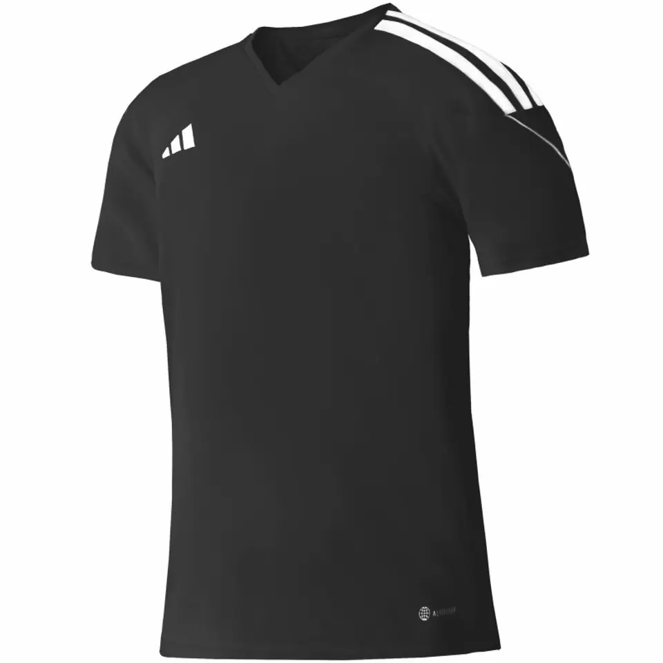 ⁨Koszulka adidas Tiro 23 League Jersey M (kolor Czarny, rozmiar XS (168cm))⁩ w sklepie Wasserman.eu