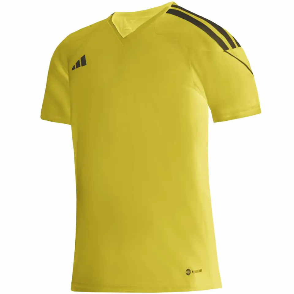 ⁨Koszulka adidas Tiro 23 League Jersey Jr (kolor Żółty, rozmiar 116cm)⁩ w sklepie Wasserman.eu