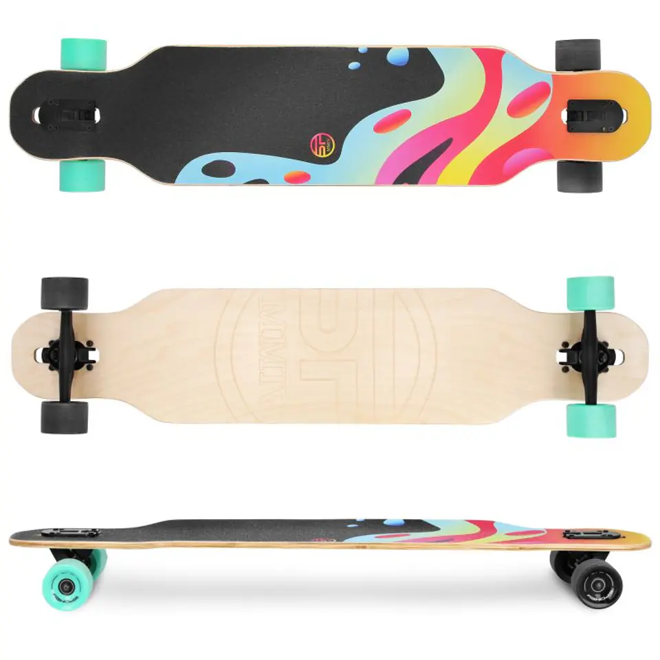 ⁨Deskorolka freeride longboard Spokey longbay pro (kolor Czarny)⁩ w sklepie Wasserman.eu