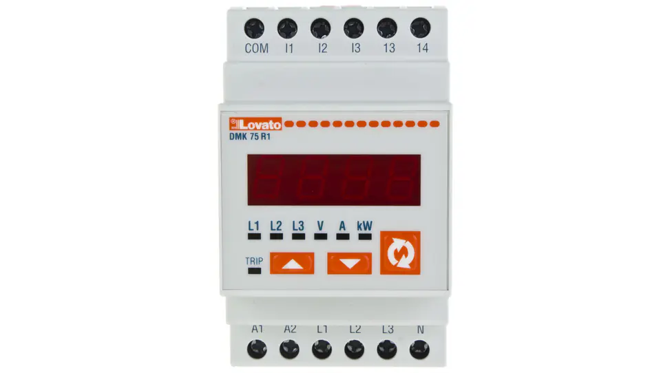 ⁨Digital meter (voltmeter/ammeter/wattmeter) modular DMK75R1⁩ at Wasserman.eu