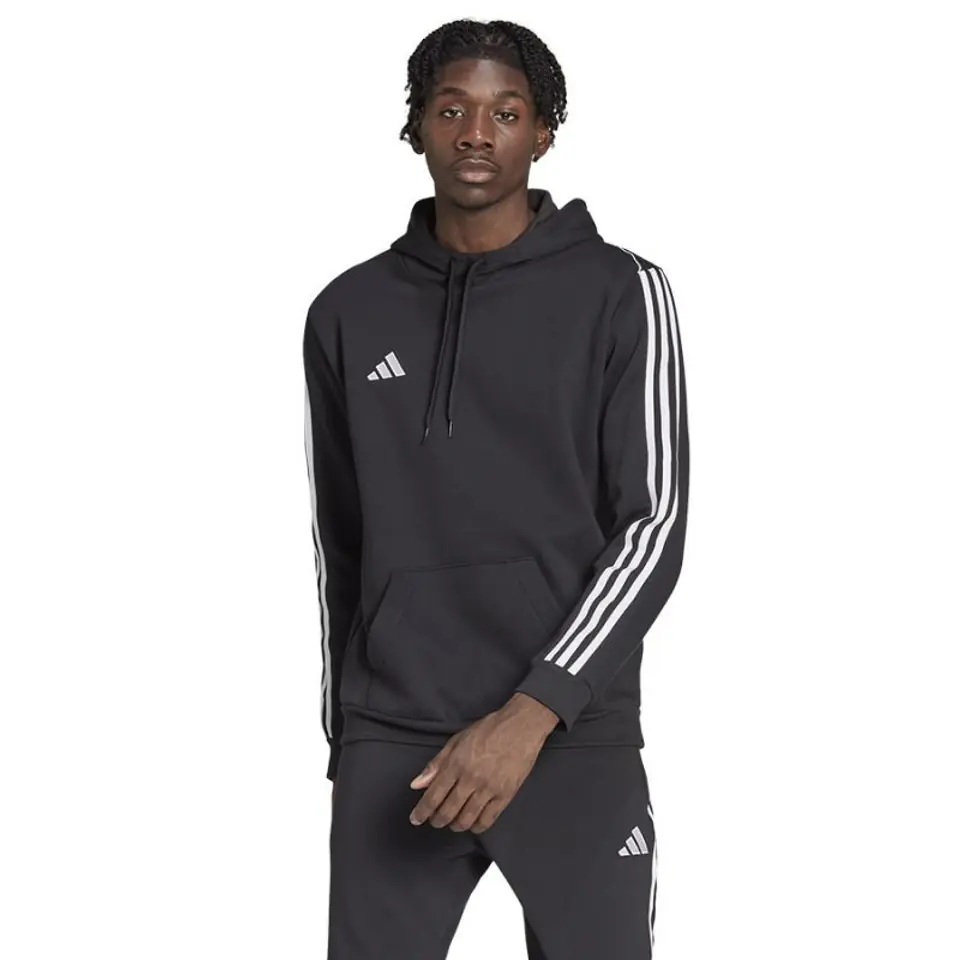 ⁨Bluza adidas TIRO 23 Sweat Hoodie M (kolor Czarny, rozmiar L)⁩ w sklepie Wasserman.eu