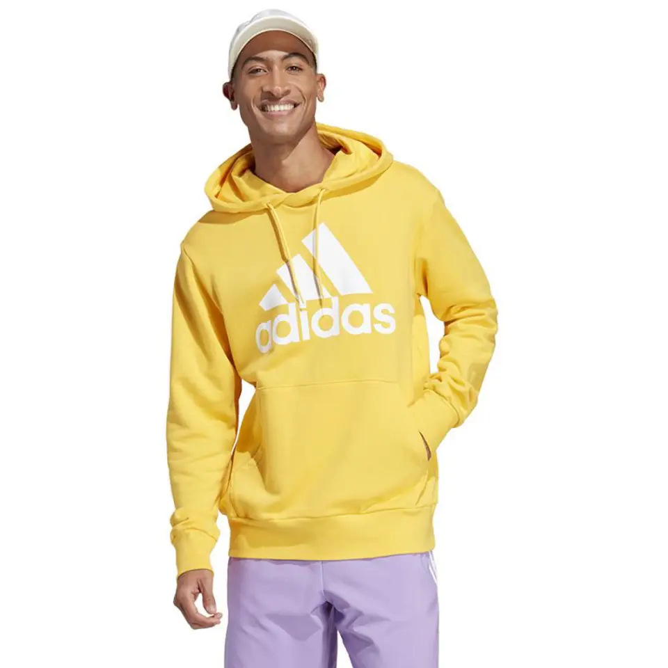 ⁨Bluza adidas Big Logo Hoody FT HD M (kolor Żółty, rozmiar M)⁩ w sklepie Wasserman.eu