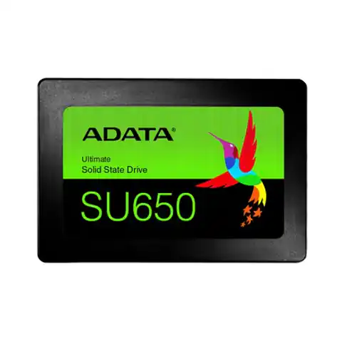 ⁨ADATA Ultimate SU650 1000 GB, obudowa SSD 2,5", interfejs SSD SATA 6Gb/s, prędkość zapisu 450 MB/s, prędkość odczytu 520 MB/s⁩ w sklepie Wasserman.eu