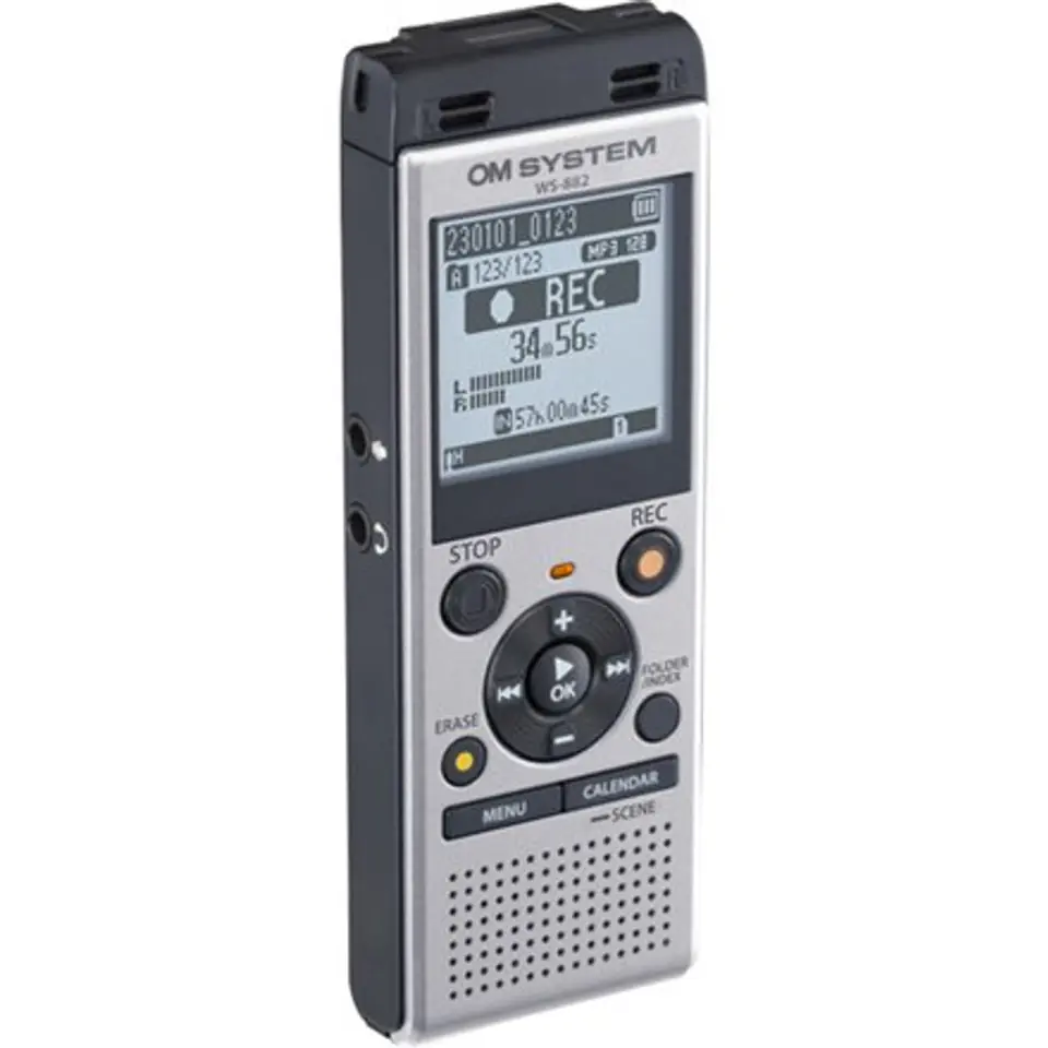 ⁨Olympus | Digital Voice Recorder | WS-882 | Silver | MP3 playback⁩ at Wasserman.eu