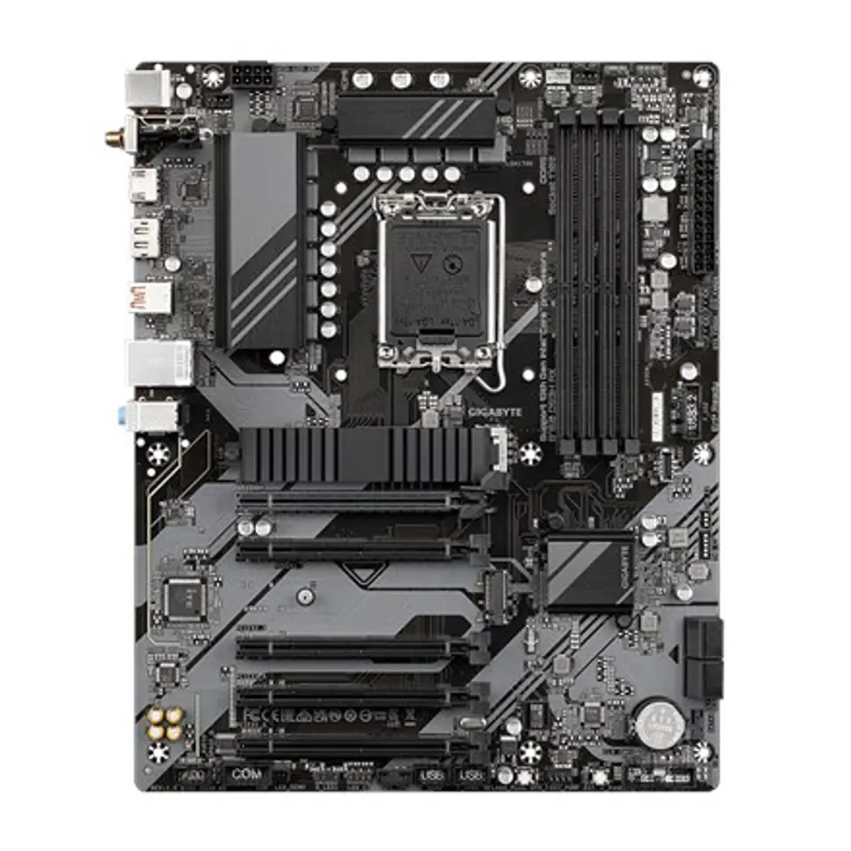 ⁨Gigabyte B760 DS3H AX 1.x M/B Rodzina procesorów Intel, Gniazdo procesora LGA1700, DDR5 DIMM, Gniazda pamięci 4, Obsługiwane int⁩ w sklepie Wasserman.eu