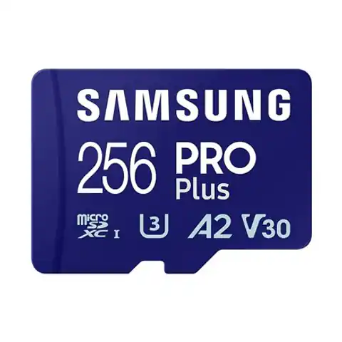 ⁨Samsung microSD Card Pro Plus 256 GB, MicroSDXC, pamięć Flash klasy 10⁩ w sklepie Wasserman.eu