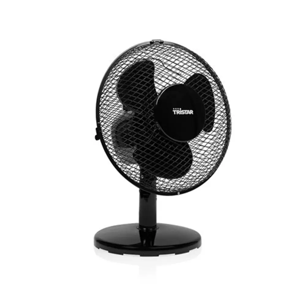 ⁨Tristar | Desk fan | VE-5722 | Desk fan | Black | Diameter 23 cm | Number of speeds 2 | Oscillation | 30 W | No⁩ w sklepie Wasserman.eu