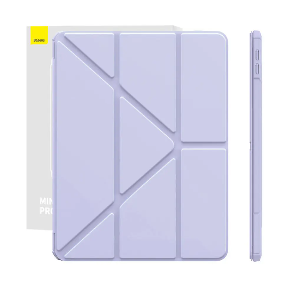 ⁨Etui ochronne do Ipad 10.2" Baseus Minimalist (fioletowe)⁩ w sklepie Wasserman.eu