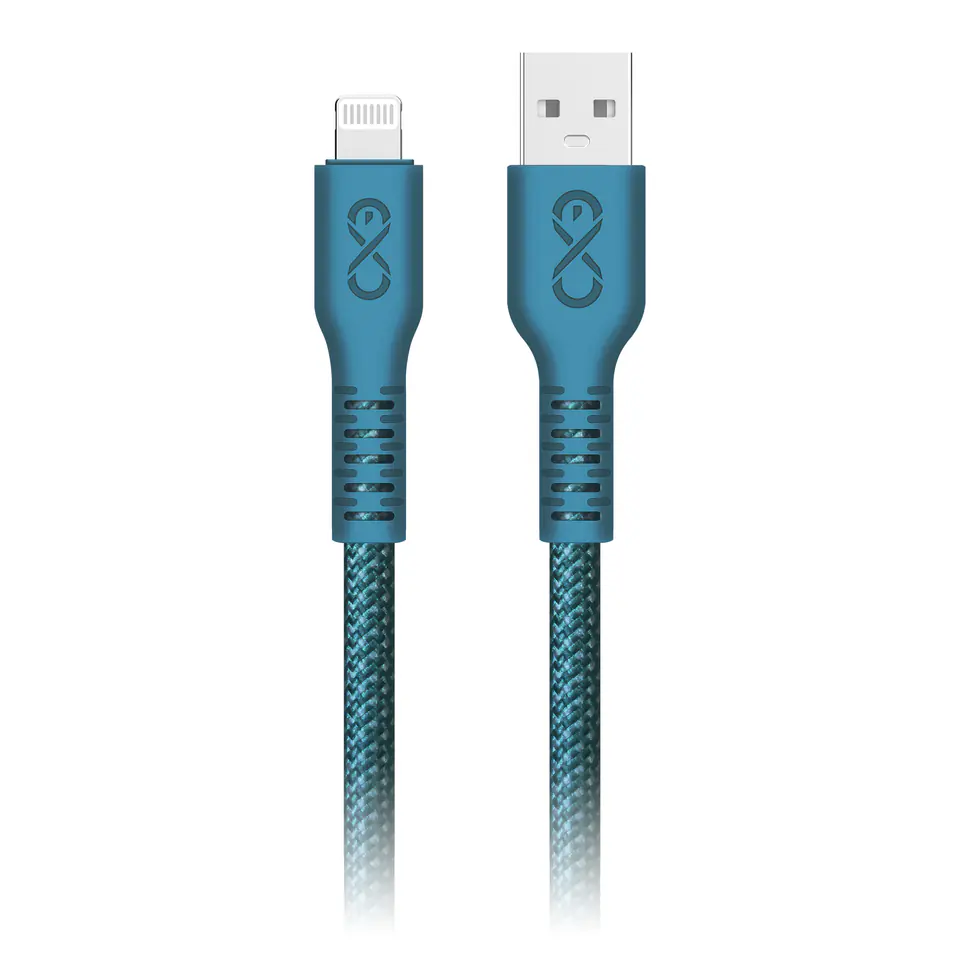⁨Kabel USB-A - Lightning eXc IMMORTAL, 0.9m, 12W, szybkie ładowanie, kolor mix⁩ w sklepie Wasserman.eu