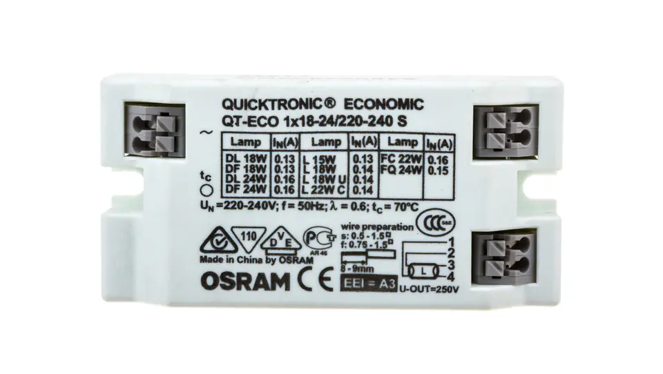 ⁨Statecznik elektroniczny QT-ECO 1x18-24/230-240 S 4050300638560⁩ w sklepie Wasserman.eu