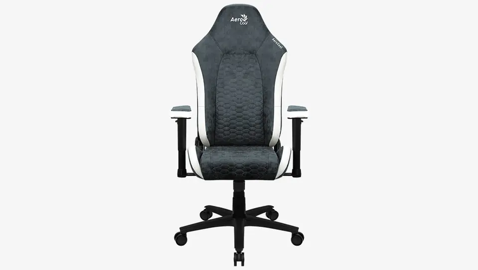 ⁨Aerocool Crown AeroSuede Universal gaming chair Padded seat Blue, Steel⁩ at Wasserman.eu